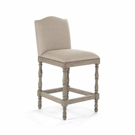 D2D TECHNOLOGIES 19 x 40.25 x 22 in. Aria Counter Stool - Natural Linen D23302002